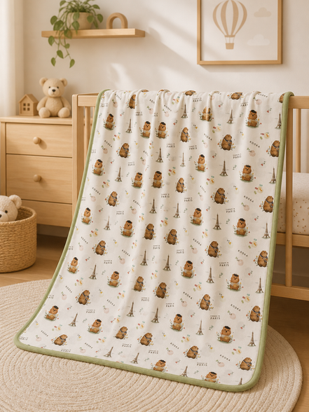 TENCEL™ Double Layer Blanket | SUMMER IN PARIS |TENCEL™Blanket Singapore