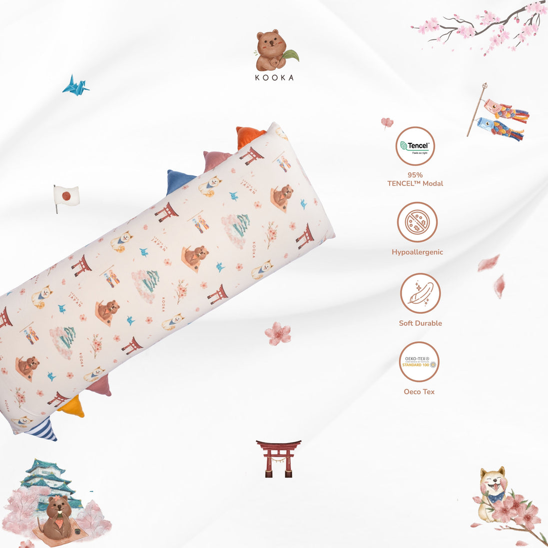 BOLSTER SET| SPRING IN JAPAN | TENCEL™ BABY SINGAPORE