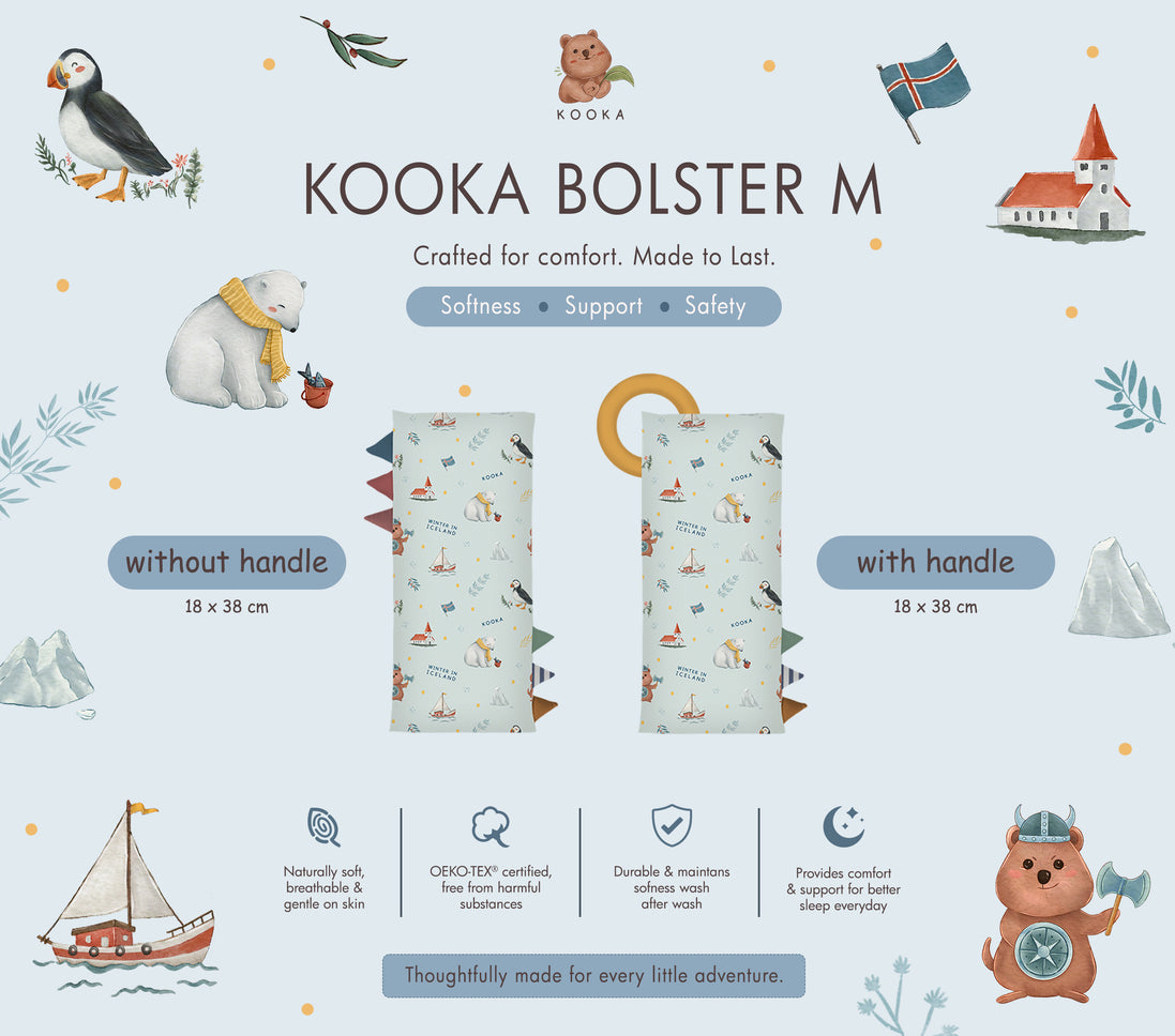 MEDIUM BOLSTER SET  | ALL AROUND THE WORLD | TENCEL BABY BOLSTER SINGAPORE