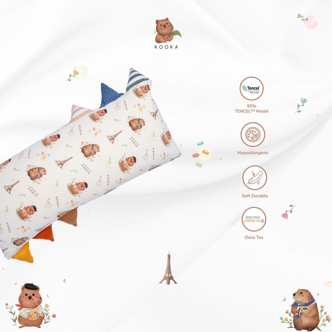 BOLSTER SET | SUMMER IN PARIS | TENCEL™ BABY SINGAPORE
