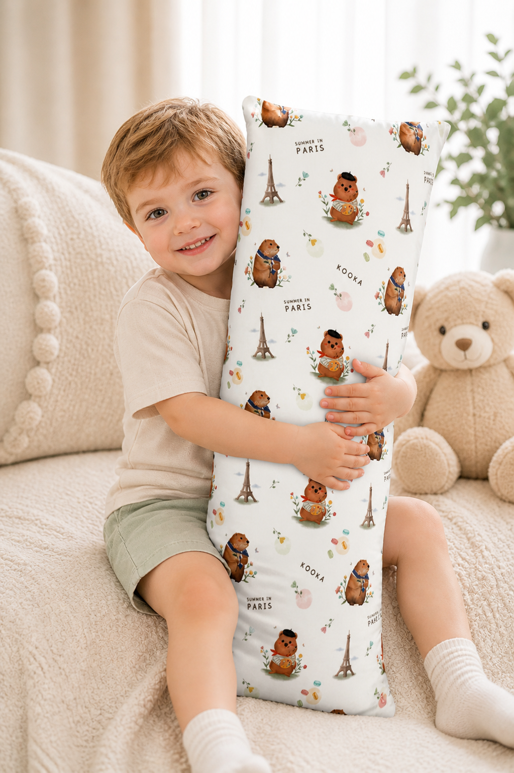 BOLSTER SET | SUMMER IN PARIS | TENCEL™ BABY SINGAPORE