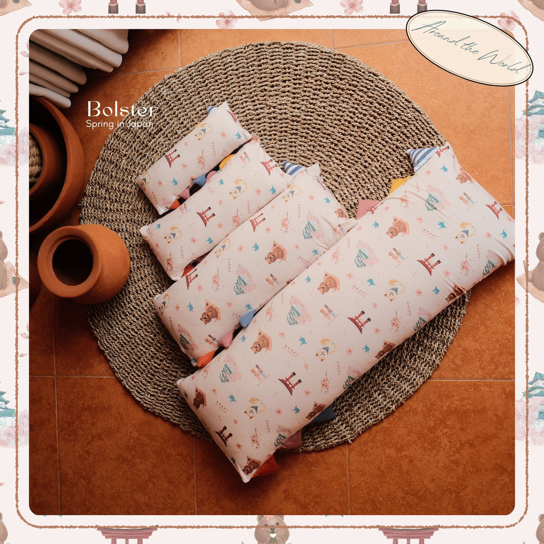 BOLSTER SET| SPRING IN JAPAN | TENCEL™ BABY SINGAPORE