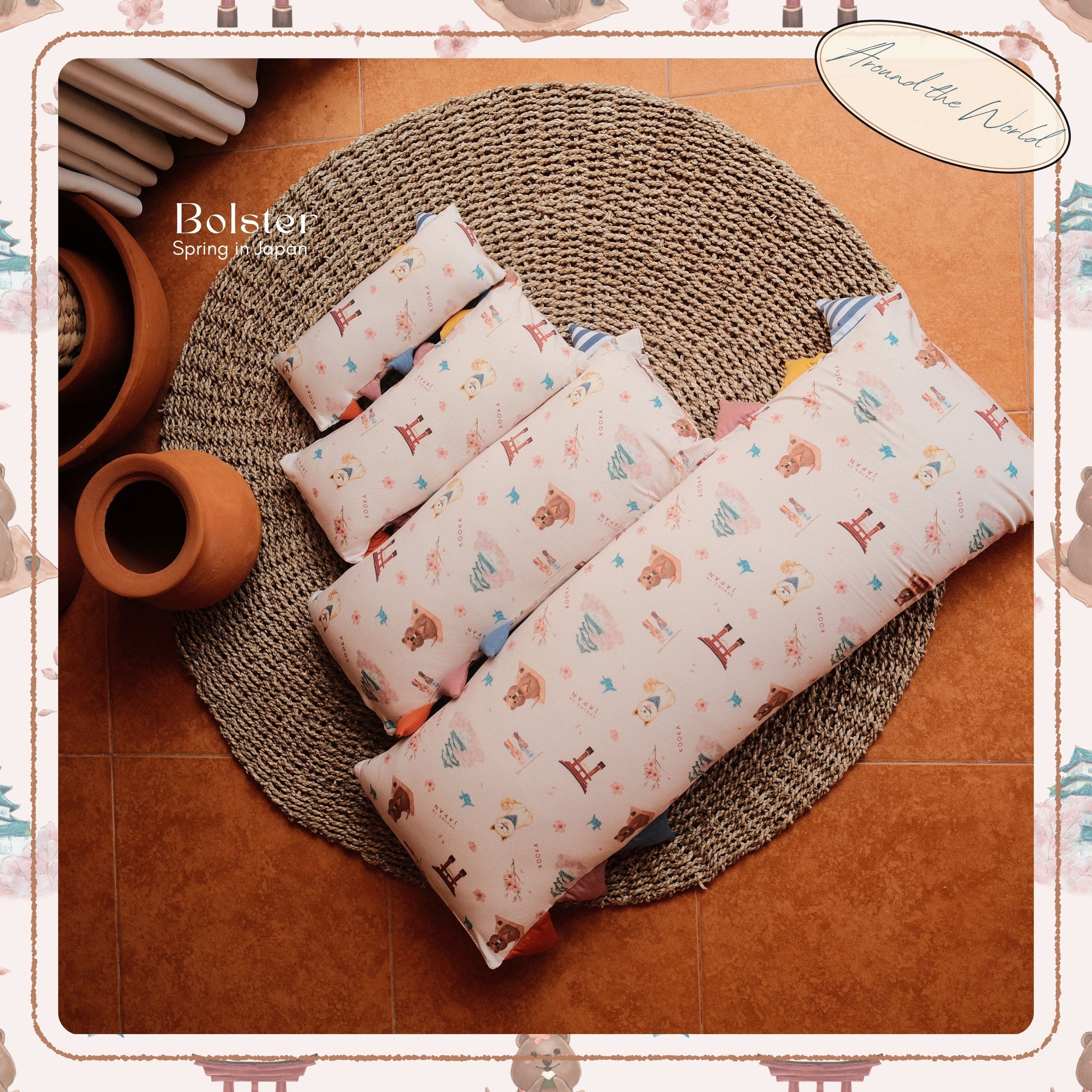 BOLSTER SET| SPRING IN JAPAN | TENCEL™ BABY SINGAPORE