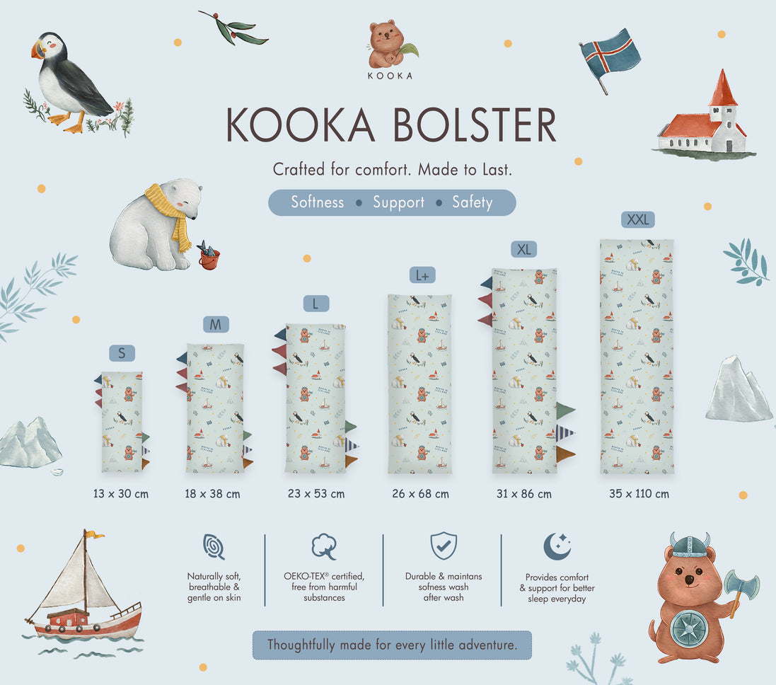 BOLSTER SET | WINTER IN ICELAND | TENCEL  BABY SINGAPORE