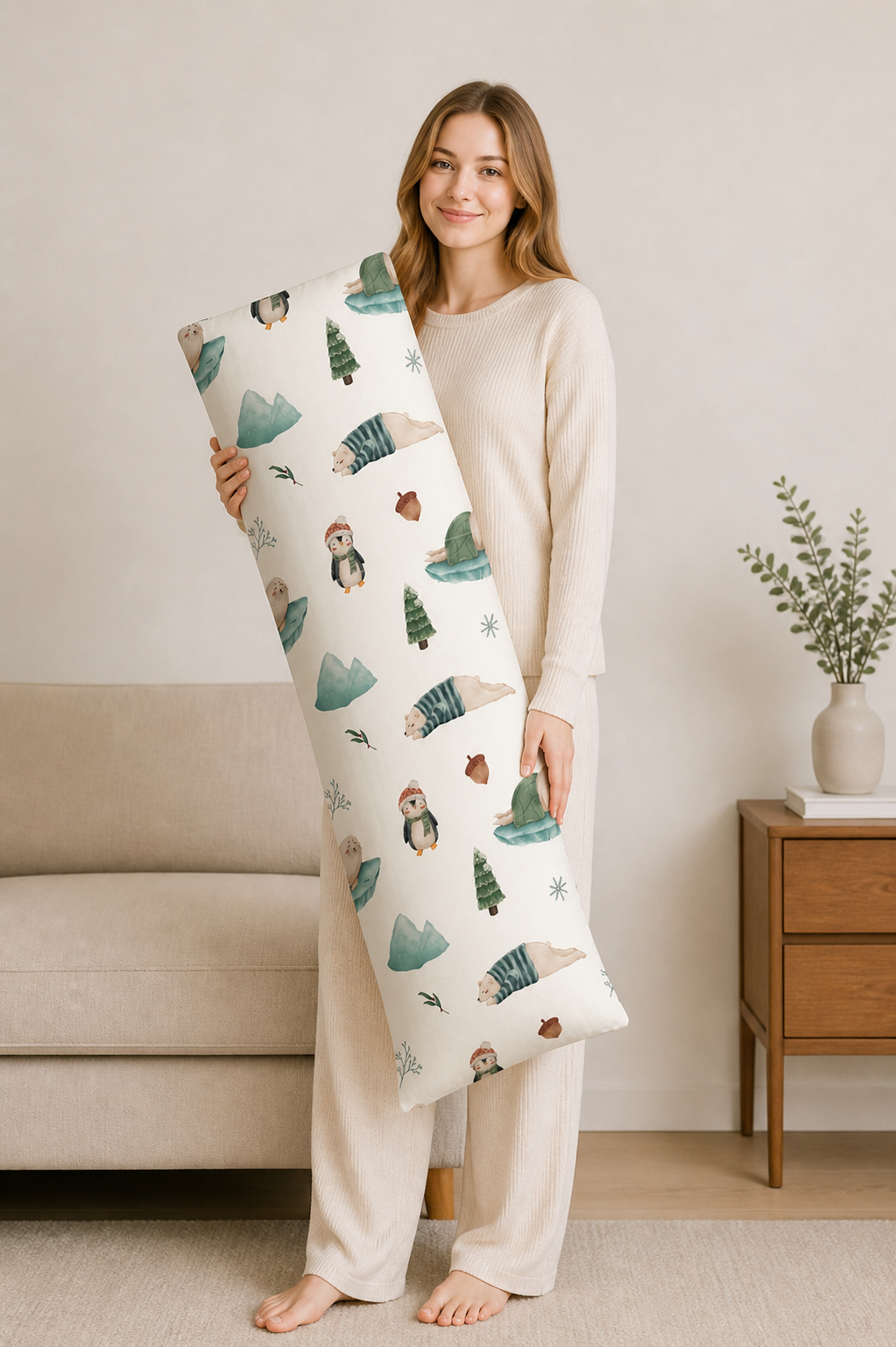 BOLSTER SET | ARTIC WINTER | TENCEL™ BABY SINGAPORE