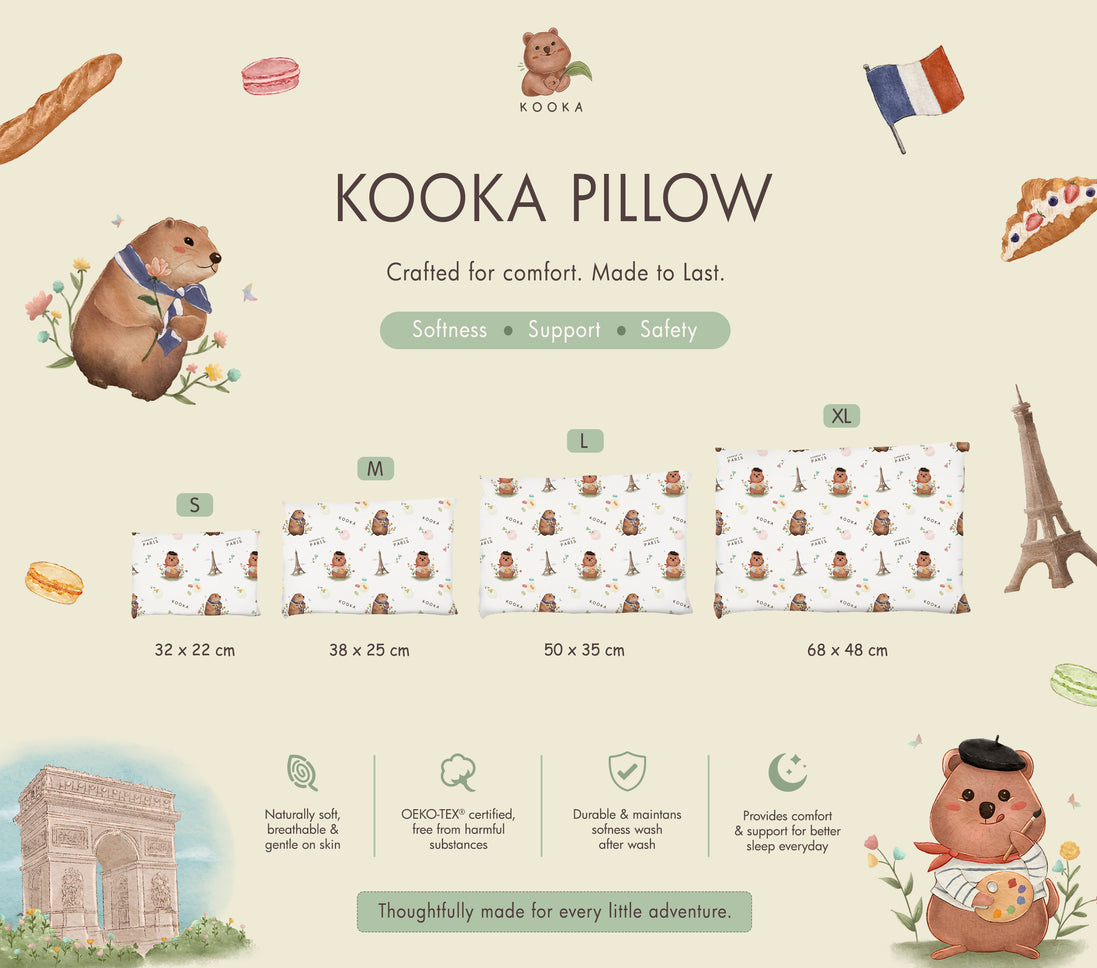 PILLOW SET | SUMMER IN PARIS | TENCEL BABY SINGAPORE