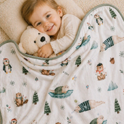 TENCEL™ Double Layer Blanket | ARTIC WINTER | TENCEL™ Blanket Singapore