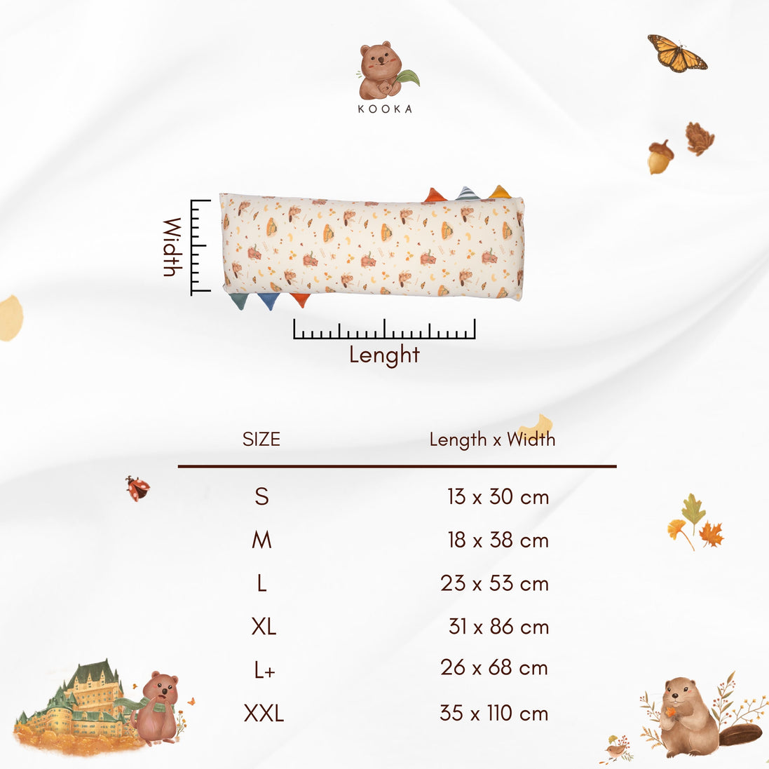 BOLSTER SET | AUTUMN IN CANADA | TENCEL™ BABY SINGAPORE