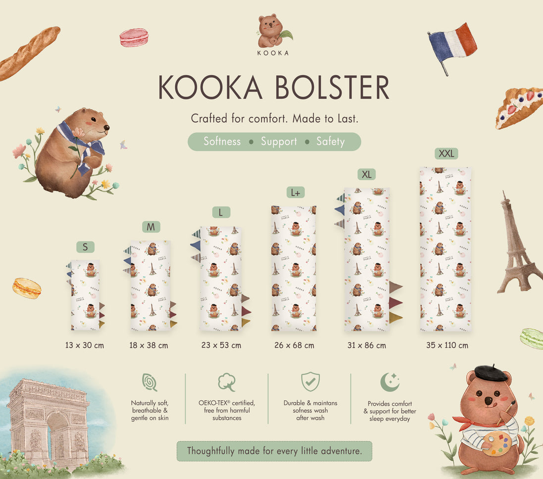 BOLSTER SET | SUMMER IN PARIS | TENCEL™ BABY SINGAPORE