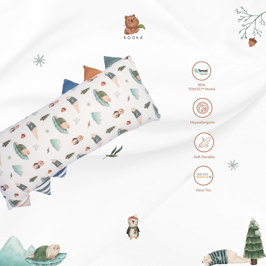 BOLSTER SET | ARTIC WINTER | TENCEL™ BABY SINGAPORE