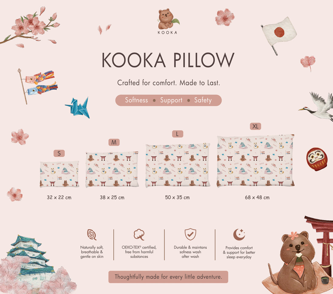PILLOW SET | SPRING IN JAPAN | TENCEL BABY SINGAPORE
