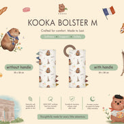 MEDIUM BOLSTER SET  | ALL AROUND THE WORLD | TENCEL BABY BOLSTER SINGAPORE