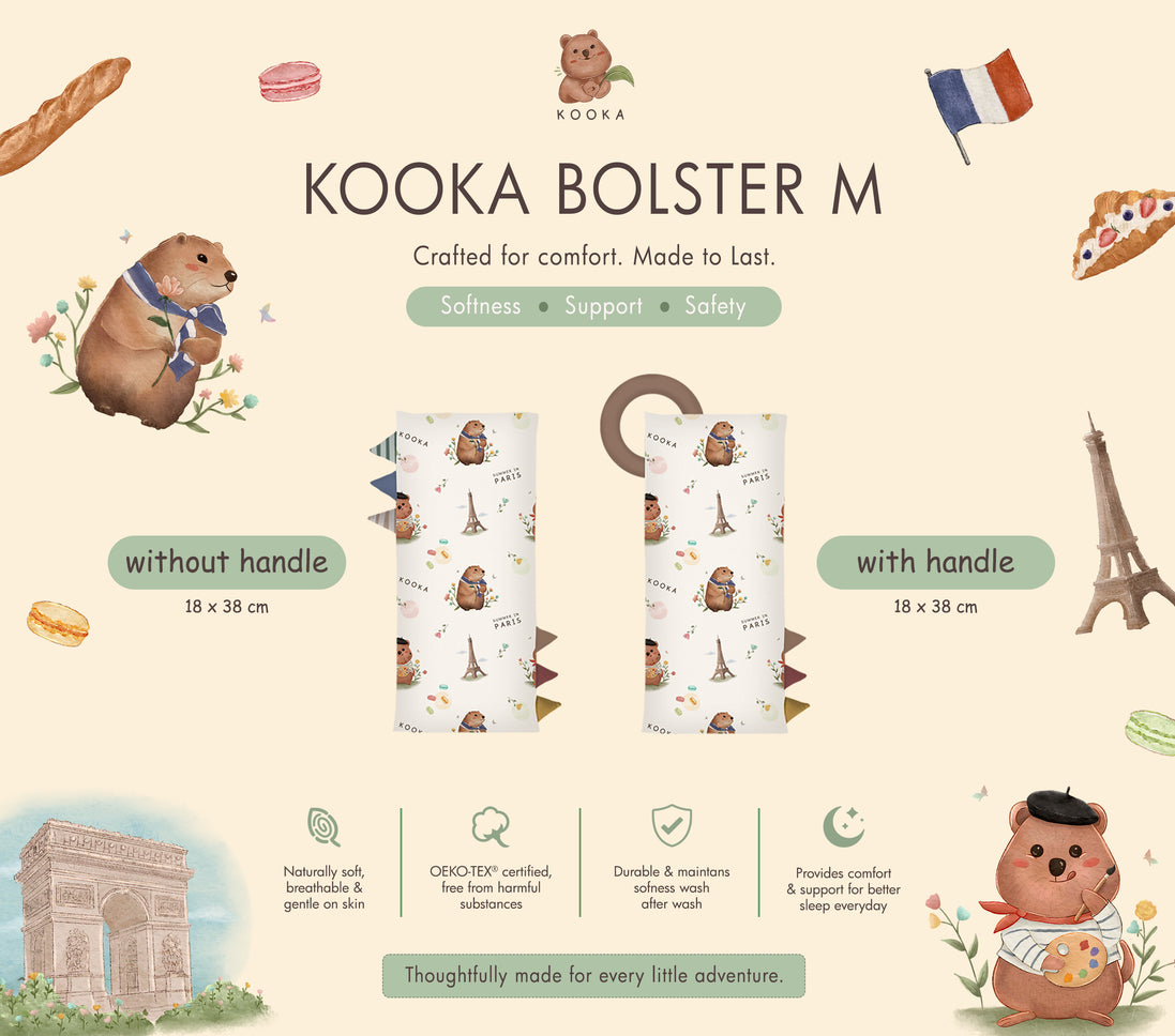 MEDIUM BOLSTER SET  | ALL AROUND THE WORLD | TENCEL BABY BOLSTER SINGAPORE