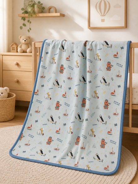 TENCEL™ Double Layer Blanket | WINTER IN ICELAND | TENCEL™ Blanket Singapore