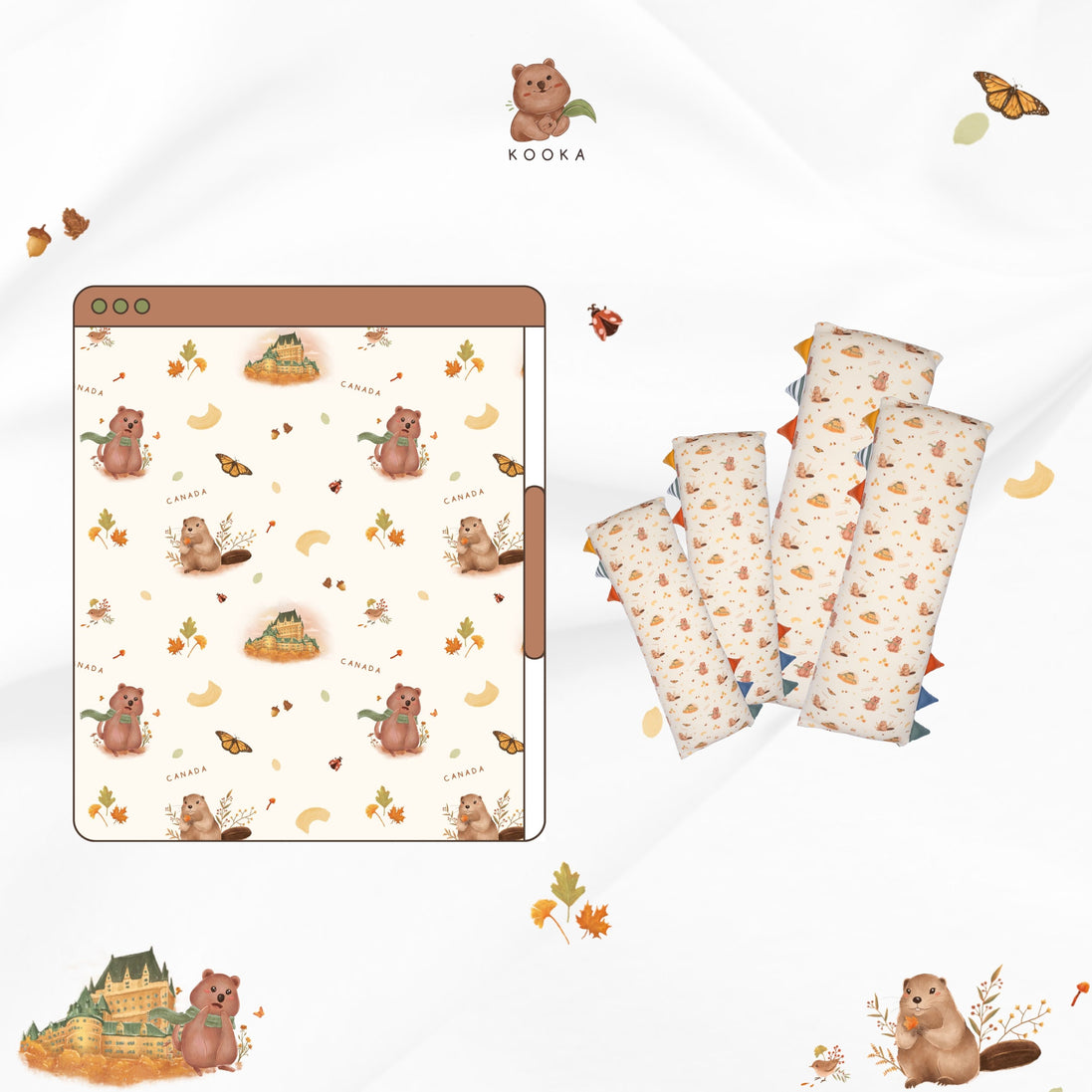 BOLSTER SET | AUTUMN IN CANADA | TENCEL™ BABY SINGAPORE