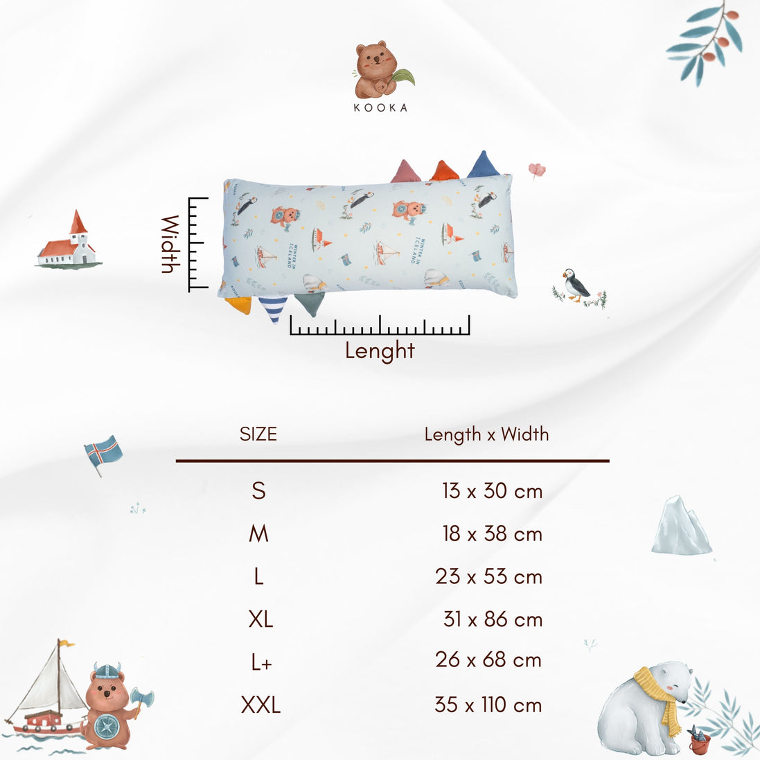 BOLSTER SET | WINTER IN ICELAND | TENCEL  BABY SINGAPORE
