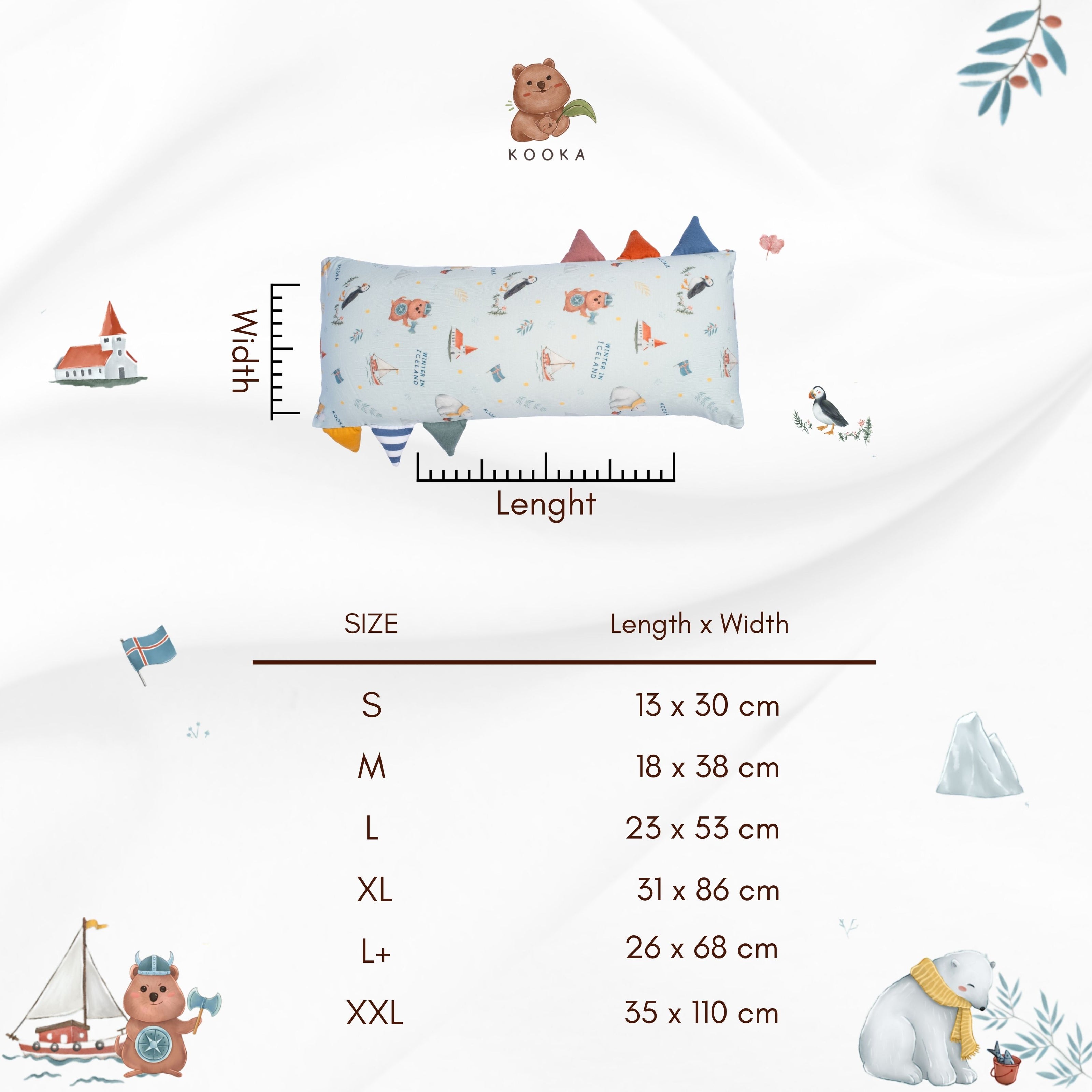 BOLSTER SET | WINTER IN ICELAND | TENCEL  BABY SINGAPORE