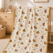 TENCEL™Double Layer Blanket | AUTUMN IN CANADA | TENCEL™ Blanket Singapore