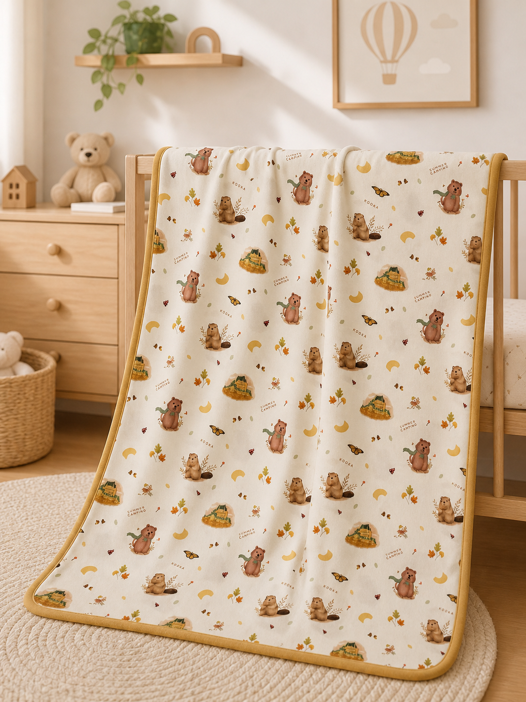 TENCEL™Double Layer Blanket | AUTUMN IN CANADA | TENCEL™ Blanket Singapore