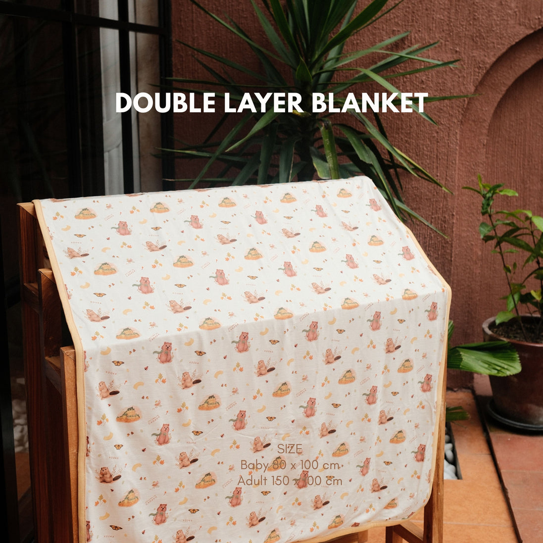 TENCEL™Double Layer Blanket | AUTUMN IN CANADA | TENCEL™ Blanket Singapore