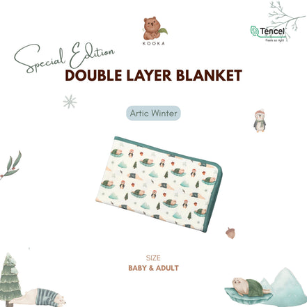 TENCEL™ Double Layer Blanket | ARTIC WINTER | TENCEL™ Blanket Singapore