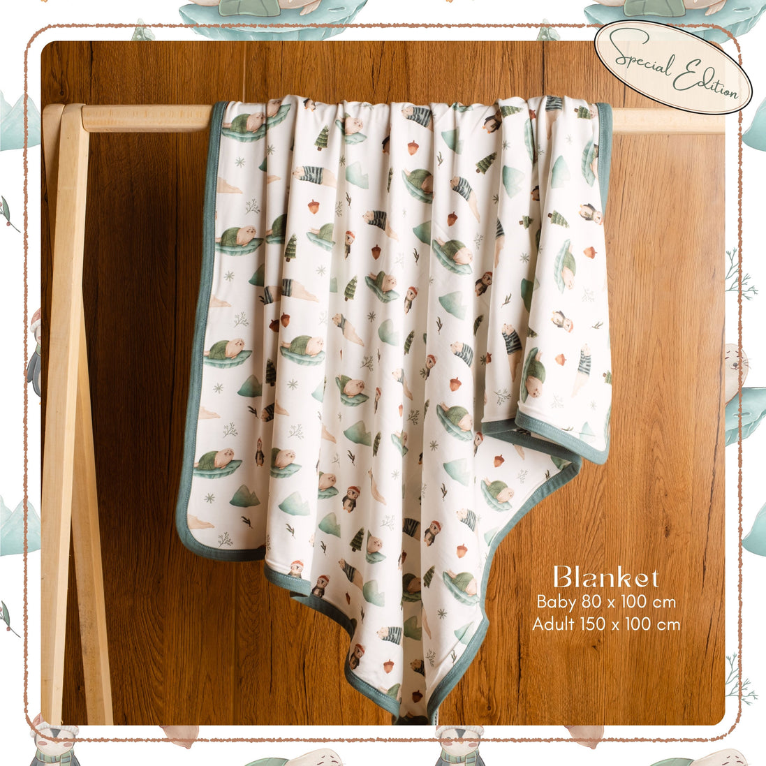 TENCEL™ Double Layer Blanket | ARTIC WINTER | TENCEL™ Blanket Singapore