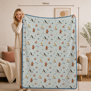 TENCEL™ Double Layer Blanket | WINTER IN ICELAND | TENCEL™ Blanket Singapore