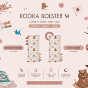 MEDIUM BOLSTER SET  | ALL AROUND THE WORLD | TENCEL BABY BOLSTER SINGAPORE