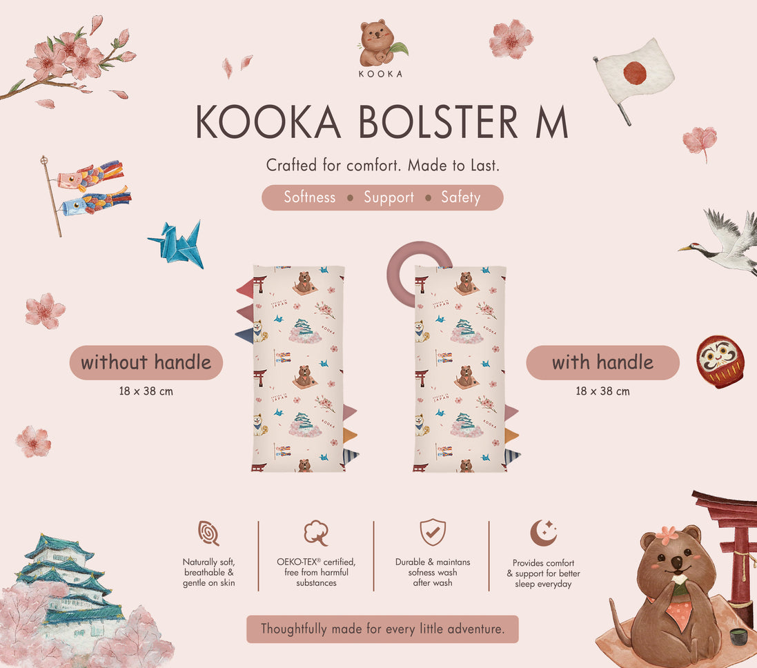 MEDIUM BOLSTER SET  | ALL AROUND THE WORLD | TENCEL BABY BOLSTER SINGAPORE