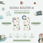 MEDIUM BOLSTER SET  | ALL AROUND THE WORLD | TENCEL BABY BOLSTER SINGAPORE