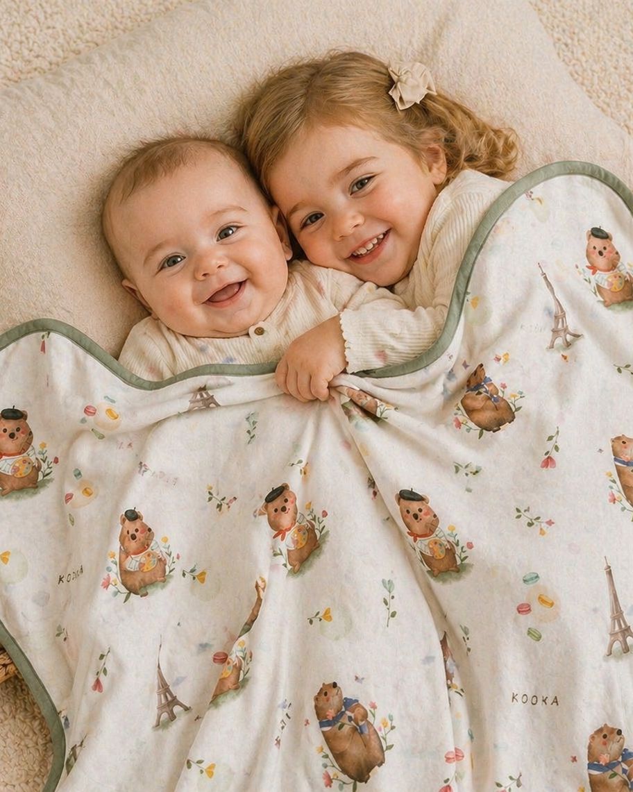 TENCEL™ Double Layer Blanket | SUMMER IN PARIS |TENCEL™Blanket Singapore