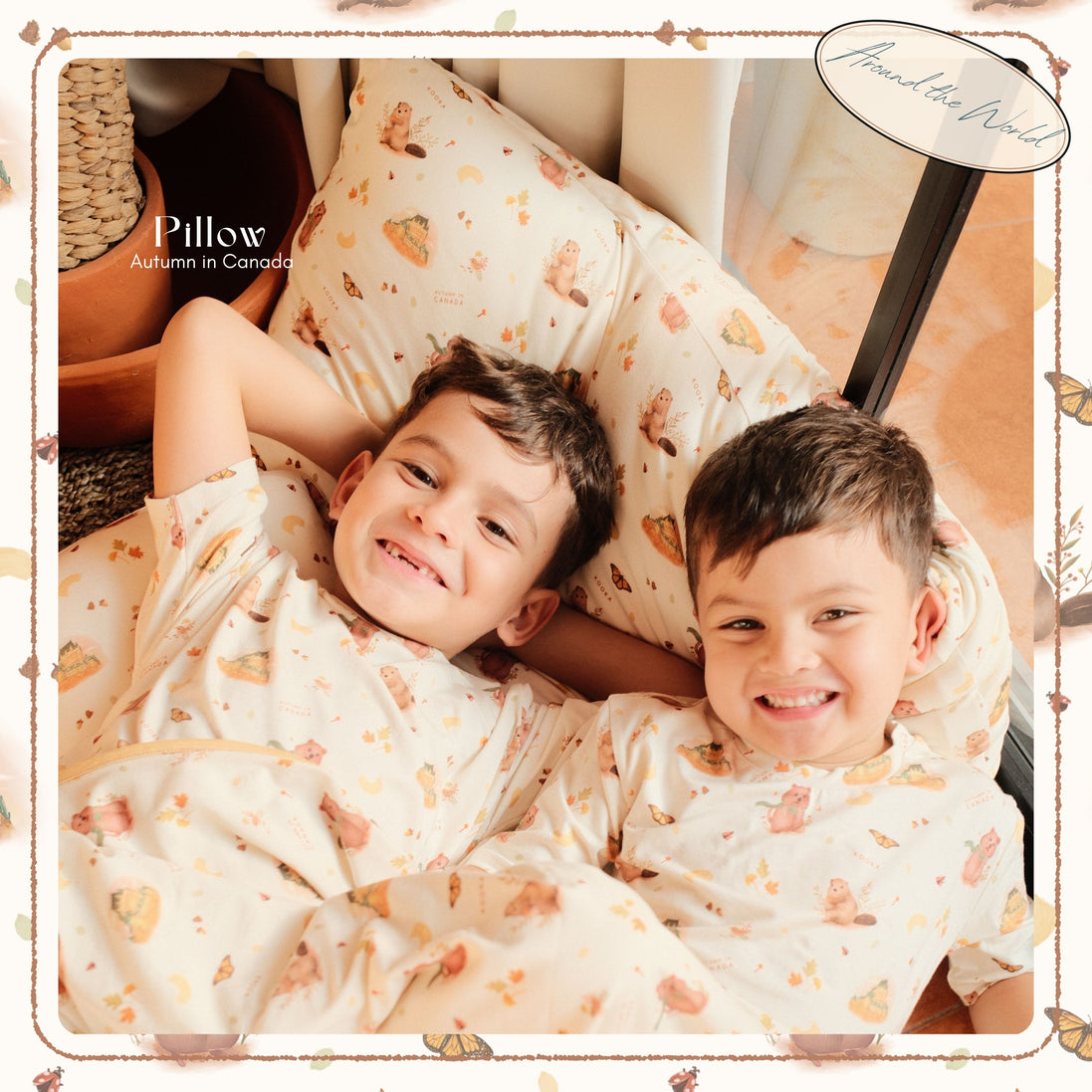 BOLSTER SET | AUTUMN IN CANADA | TENCEL™ BABY SINGAPORE