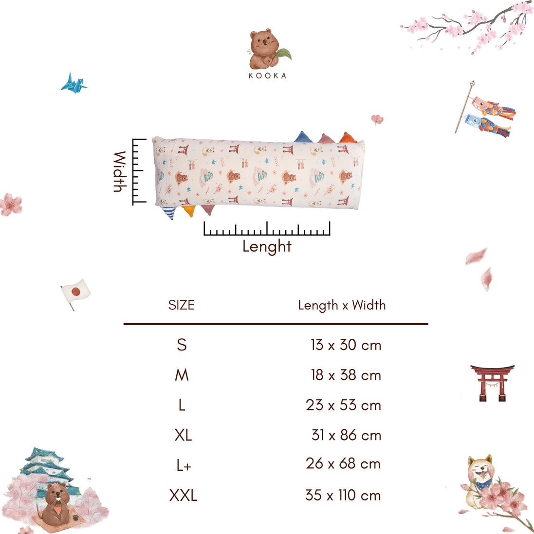 BOLSTER SET| SPRING IN JAPAN | TENCEL™ BABY SINGAPORE