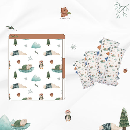 BOLSTER SET | ARTIC WINTER | TENCEL™ BABY SINGAPORE