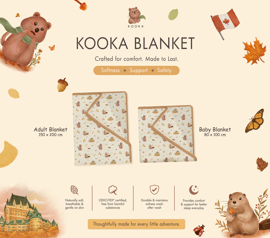 TENCEL™Double Layer Blanket | AUTUMN IN CANADA | TENCEL™ Blanket Singapore