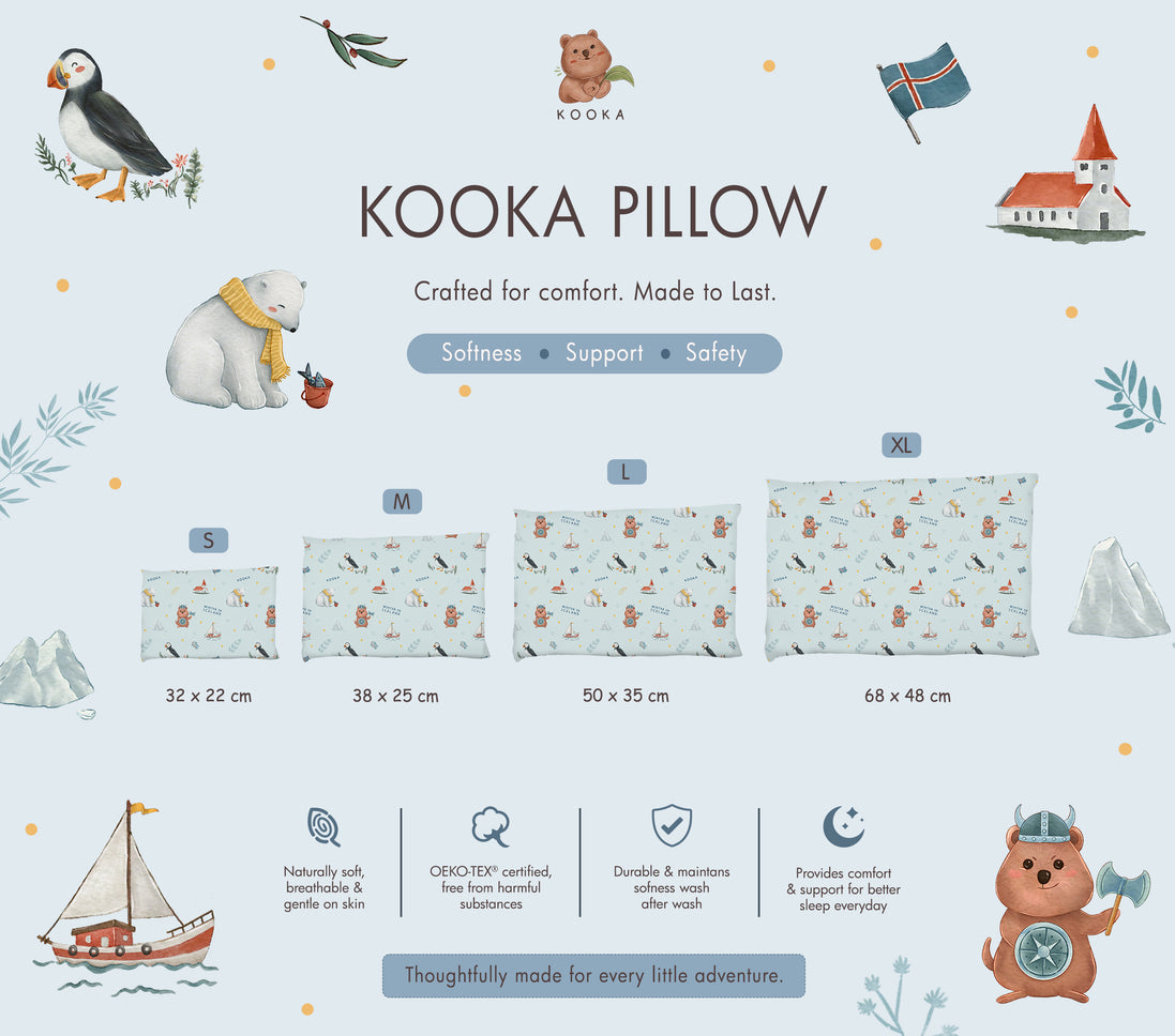 PILLOW SET  | WINTER IN ICELAND| TENCEL™ BABY SINGAPORE