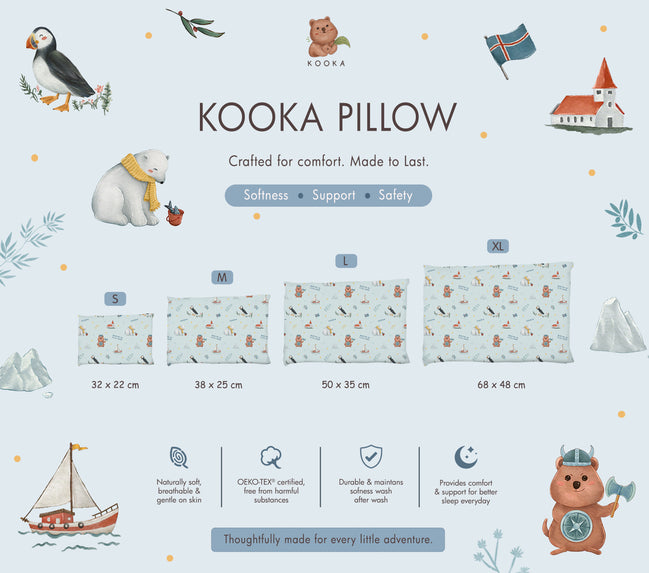 PILLOW SET  | WINTER IN ICELAND| TENCEL™ BABY SINGAPORE