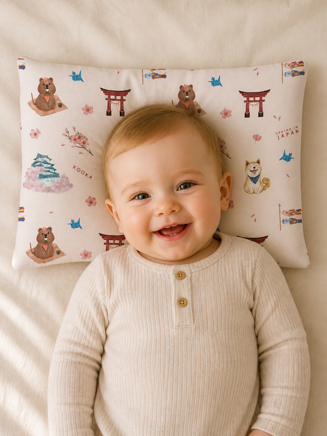 PILLOW SET | SPRING IN JAPAN | TENCEL BABY SINGAPORE