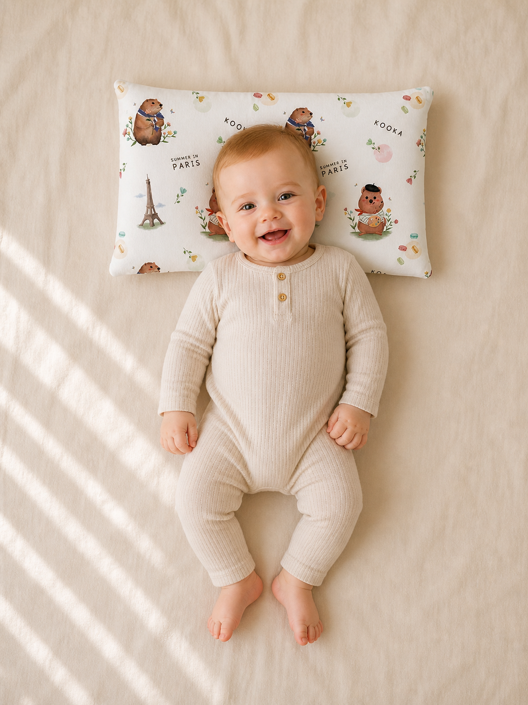 PILLOW SET | SUMMER IN PARIS | TENCEL BABY SINGAPORE