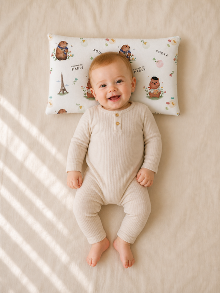 PILLOW SET | SUMMER IN PARIS | TENCEL BABY SINGAPORE