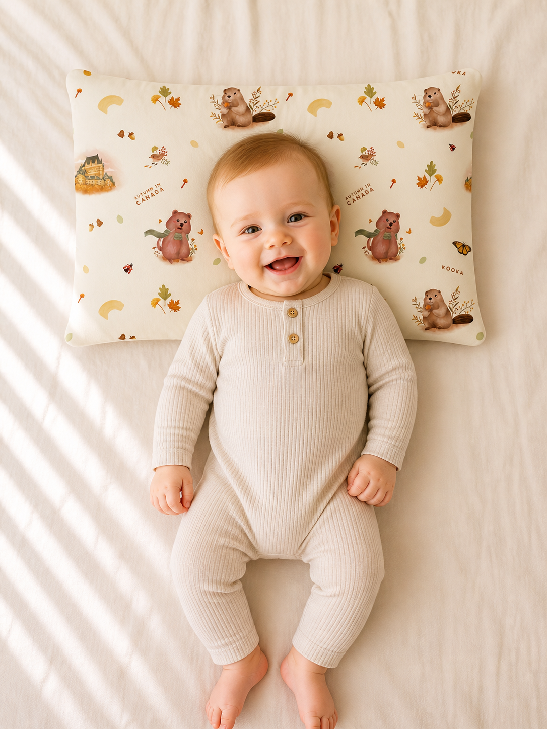 PILLOW SET  | AUTUMN IN CANADA | TENCEL  BABY SINGAPORE