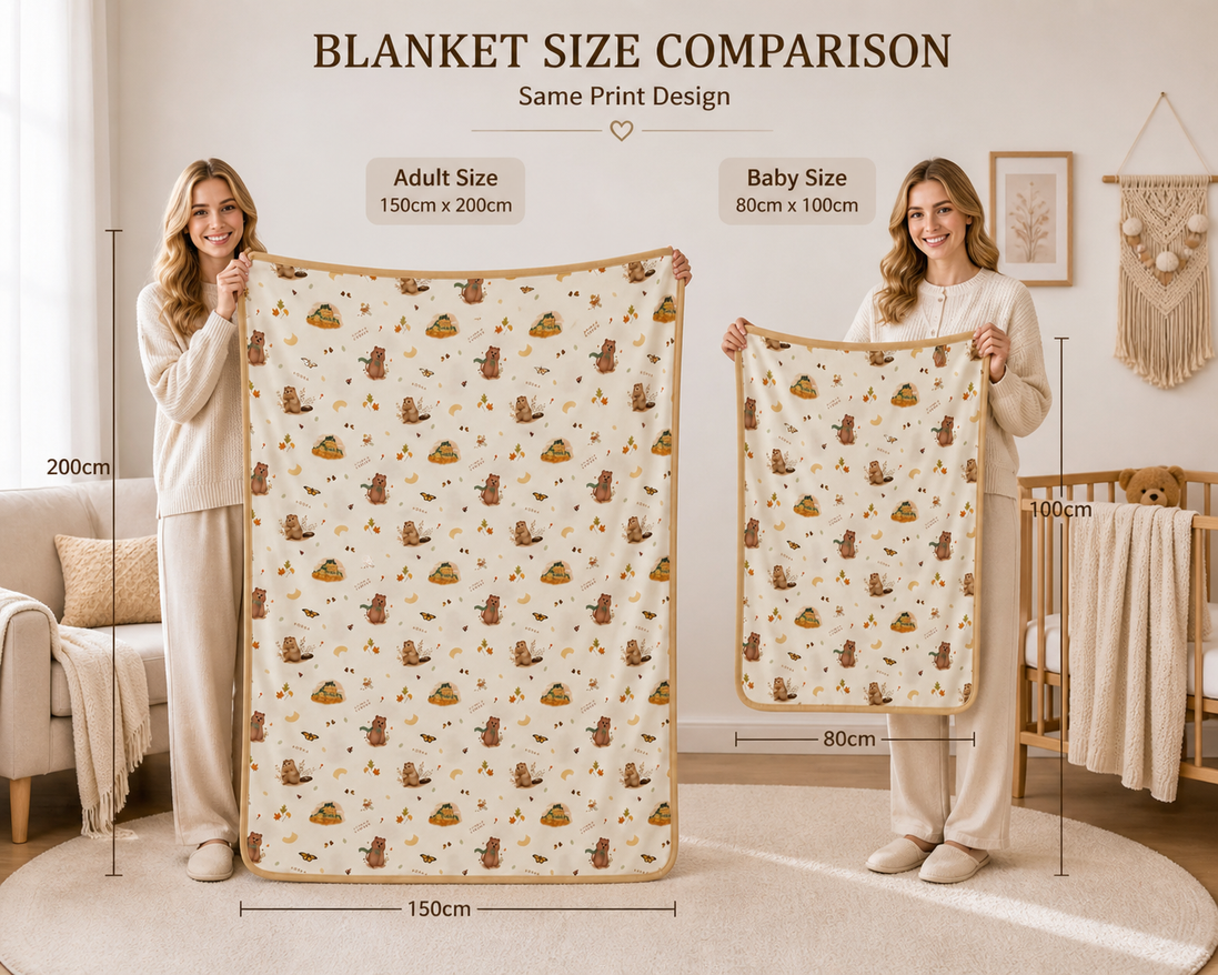 TENCEL™Double Layer Blanket | AUTUMN IN CANADA | TENCEL™ Blanket Singapore