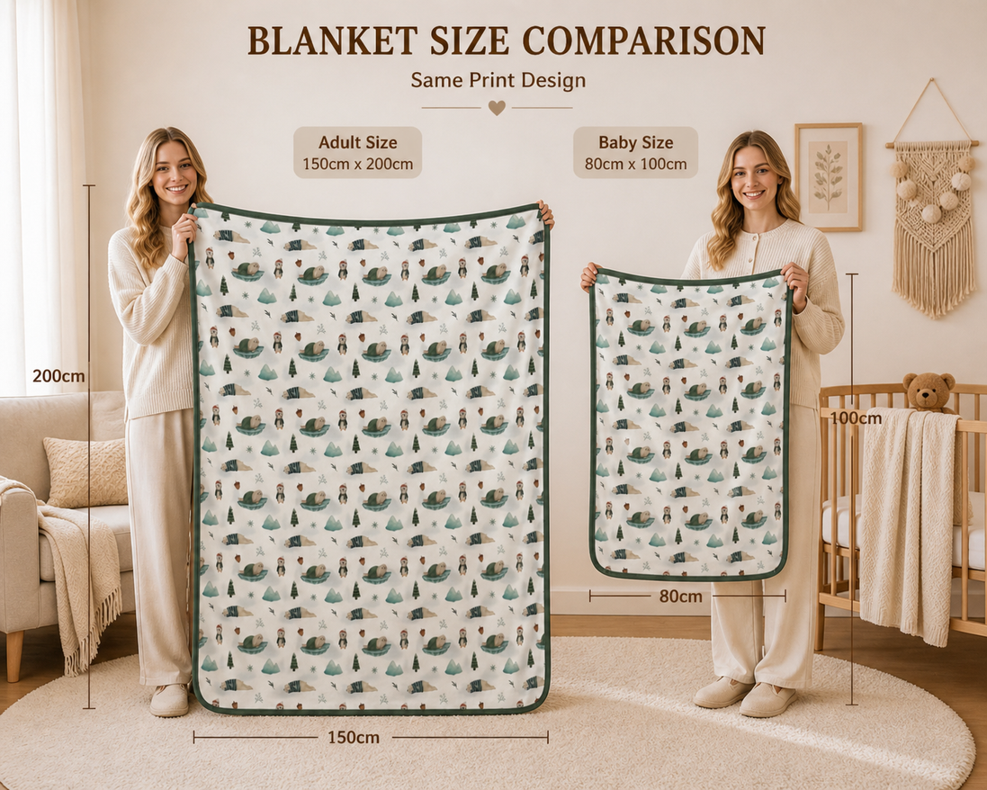 TENCEL™ Double Layer Blanket | ARTIC WINTER | TENCEL™ Blanket Singapore