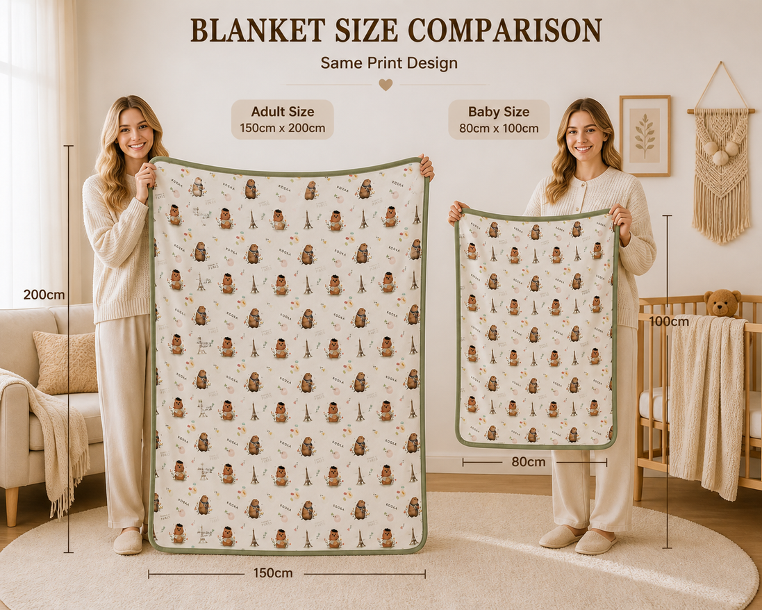 TENCEL™ Double Layer Blanket | SUMMER IN PARIS |TENCEL™Blanket Singapore
