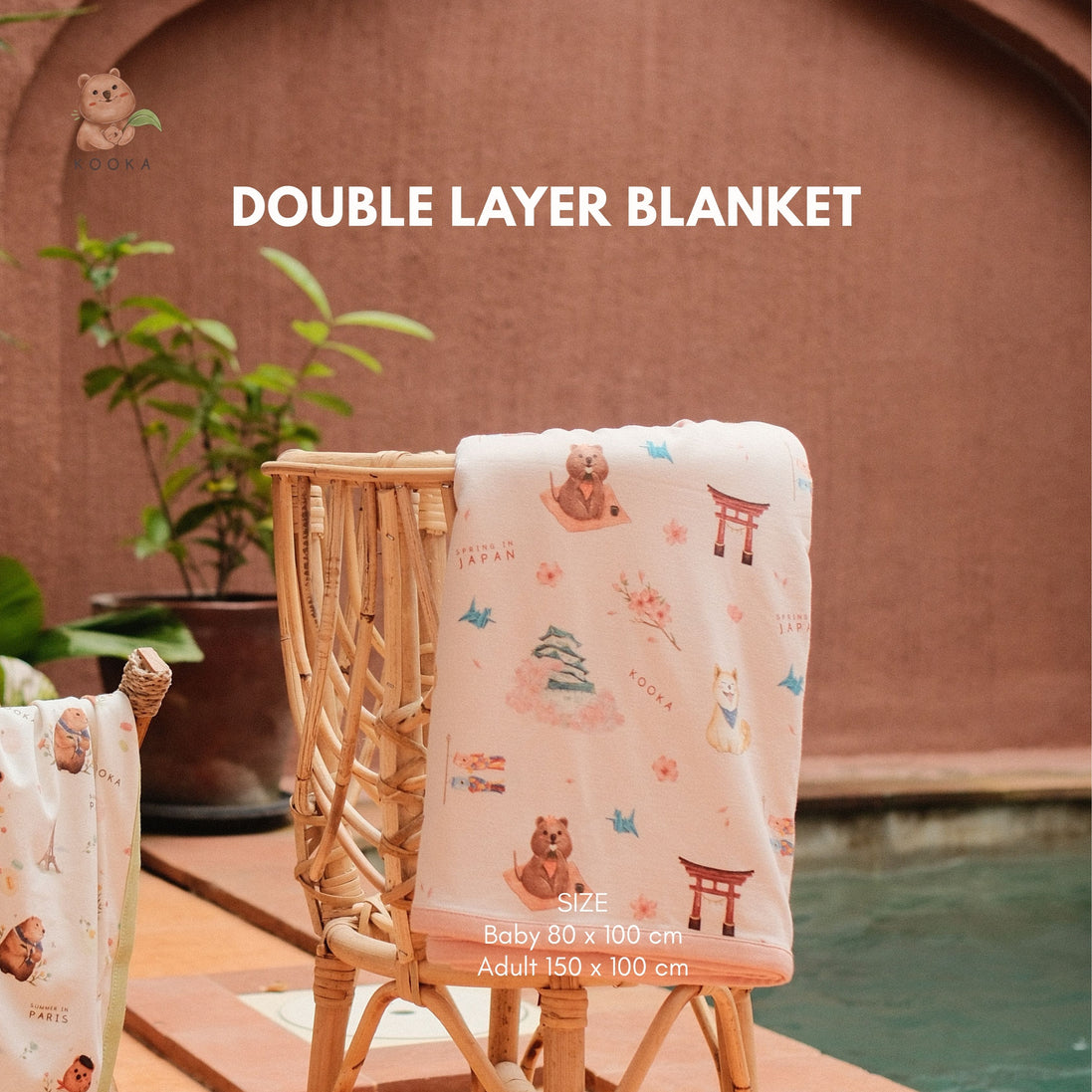 TENCEL™ Double Layer Blanket | SPRING IN JAPAN | TENCEL™ Blanket Singapore